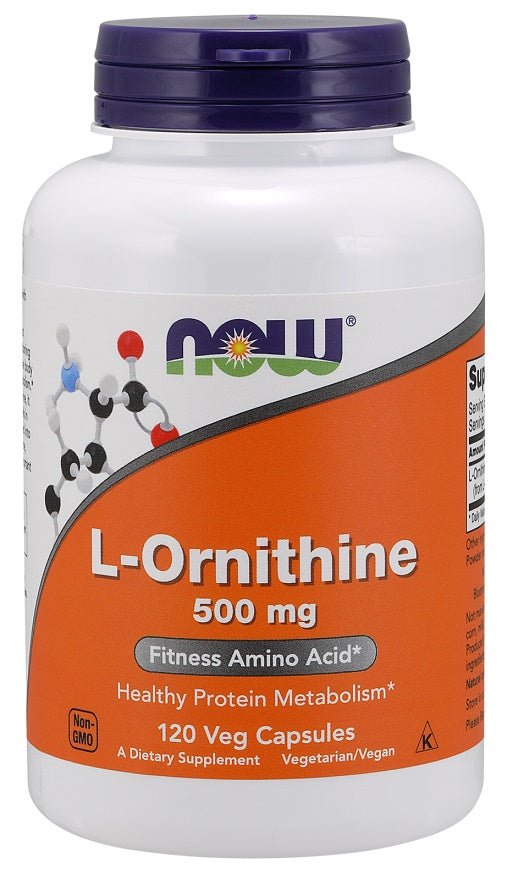 L - Ornithine, 500mg - 120 vcaps - VitaeSupps
