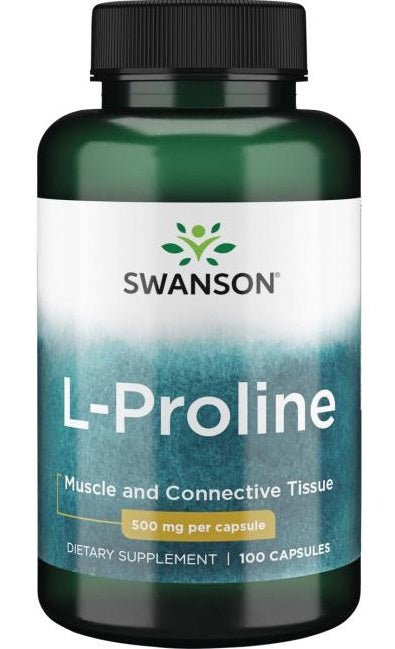 L - Proline, 500mg - 100 caps - VitaeSupps