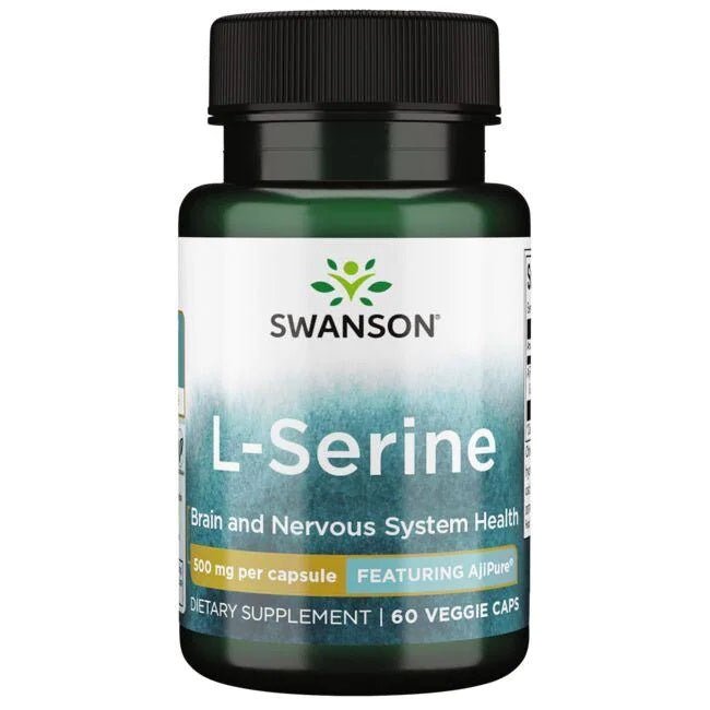 L - Serine, 500mg - 60 vcaps - VitaeSupps