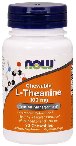 L - Theanine with Inositol and Taurine, 100mg - 90 chewables - VitaeSupps