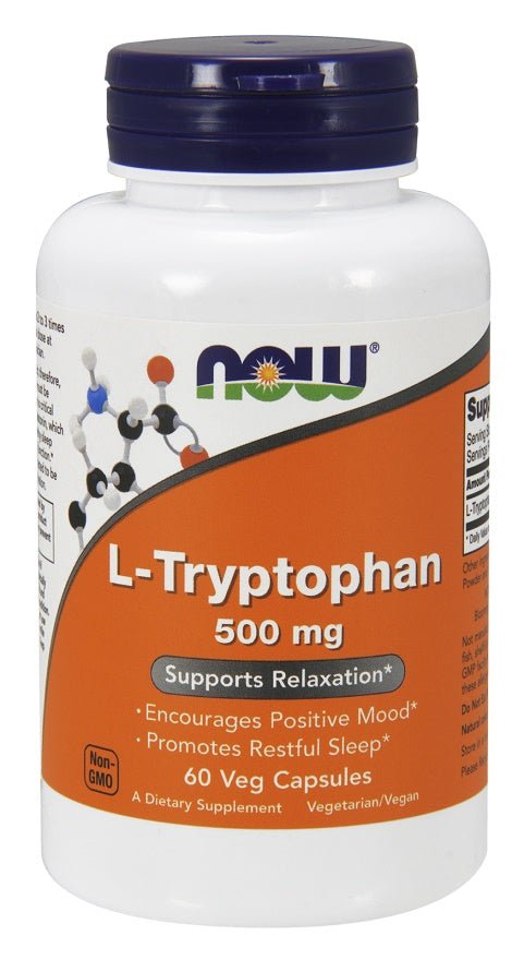 L - Tryptophan, 500mg - 60 vcaps - VitaeSupps