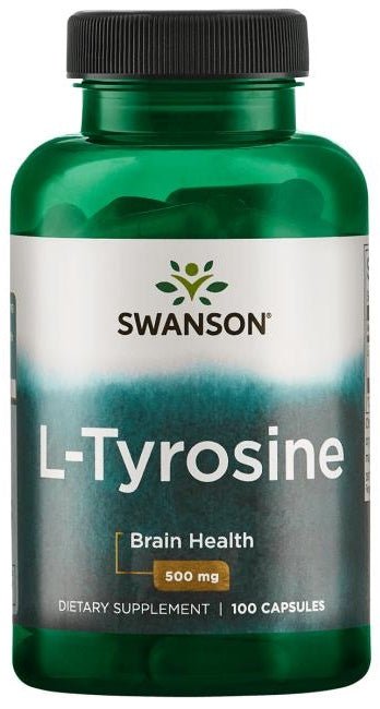 L - Tyrosine, 500mg - 100 caps - VitaeSupps
