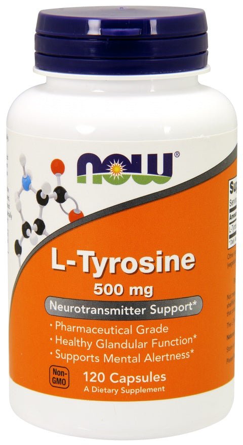 L - Tyrosine, 500mg - 120 caps - VitaeSupps