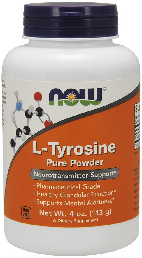 L - Tyrosine, Powder - 113 grams - VitaeSupps