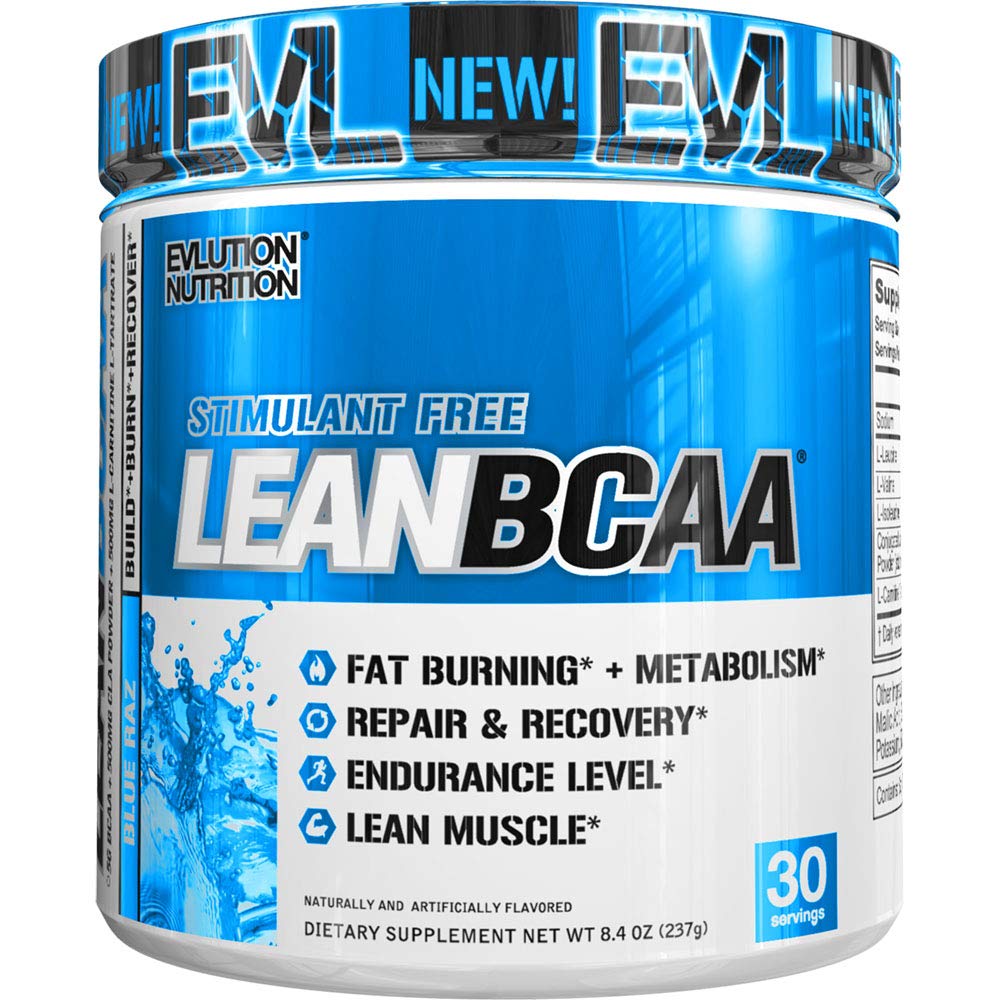 Lean BCAA - Stimulant Free, Blue Raz - 237 grams - VitaeSupps