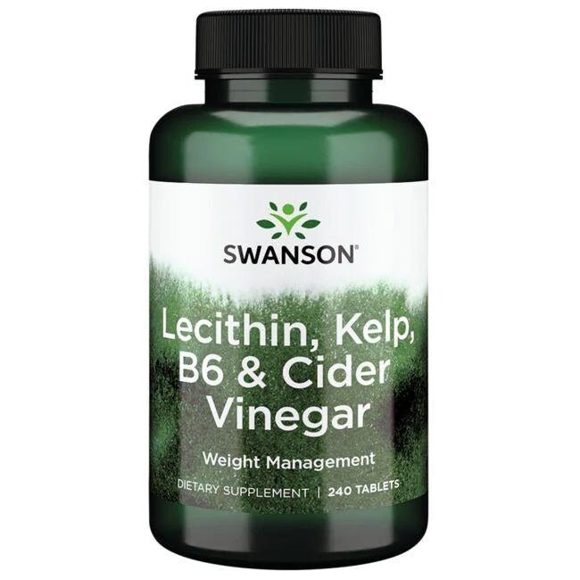 Lecithin, Kelp, B6 & Cider Vinegar - 240 tablets - VitaeSupps