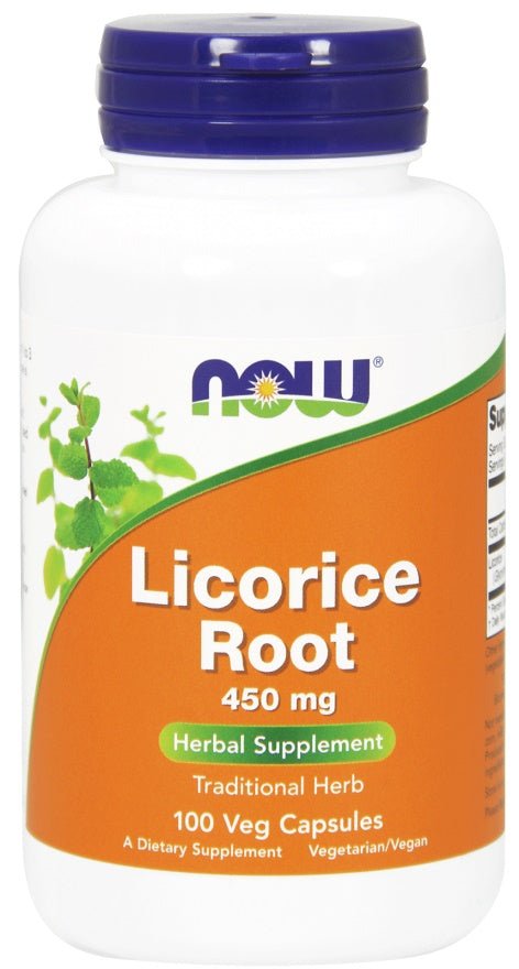 Licorice Root, 450mg - 100 vcaps - VitaeSupps