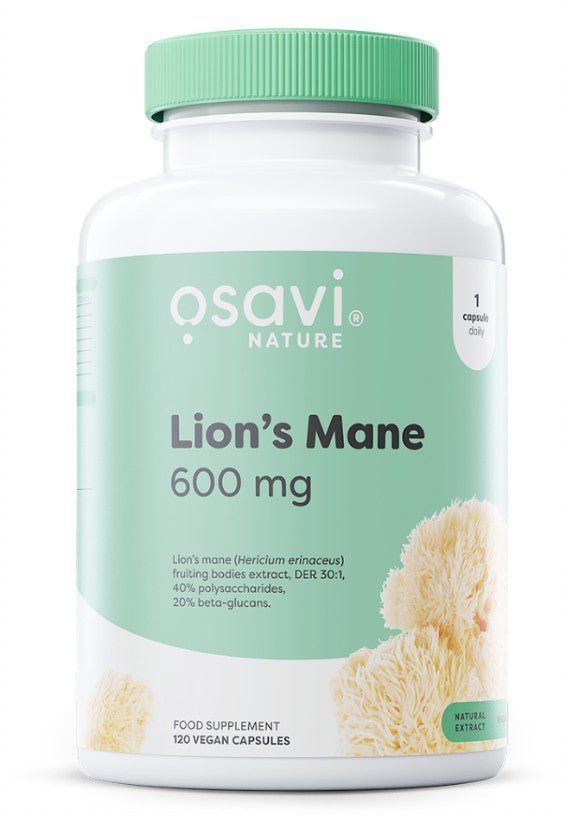 Lion's Mane, 600mg - 120 vegan caps - VitaeSupps