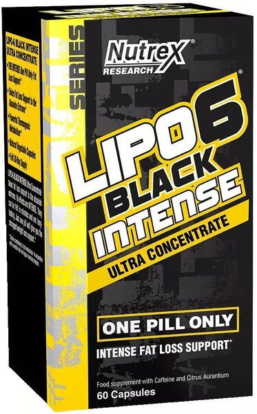 Lipo - 6 Black Intense Ultra Concentrate - 60 caps - VitaeSupps