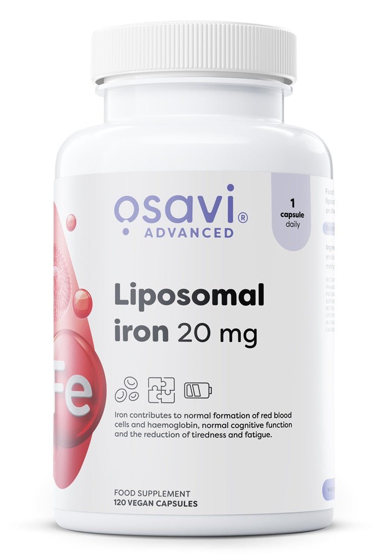 Liposomal Iron ( Eisen ) , 20mg - 120 vegan caps - VitaeSupps