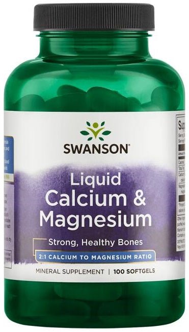 Liquid Calcium & Magnesium - 100 softgels - VitaeSupps