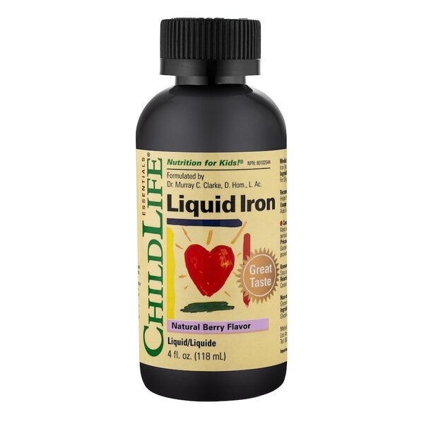Liquid Iron ( Eisen ) , Natural Berry - 118 ml. - VitaeSupps