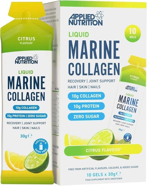 Liquid Marine Collagen, Citrus - 10 x 30g - VitaeSupps