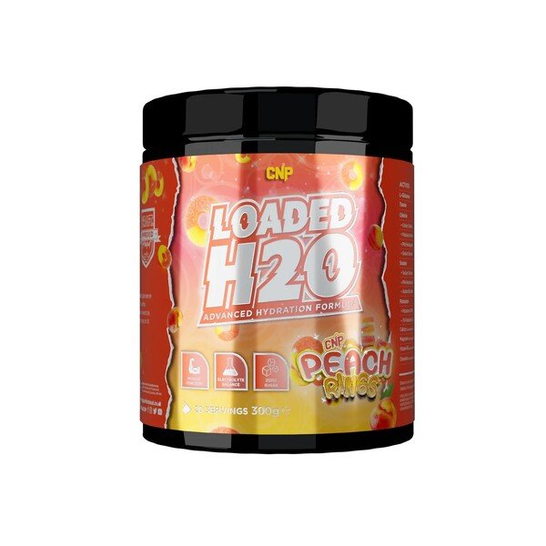 Loaded H2O, Peach Rings - 300 grams - VitaeSupps
