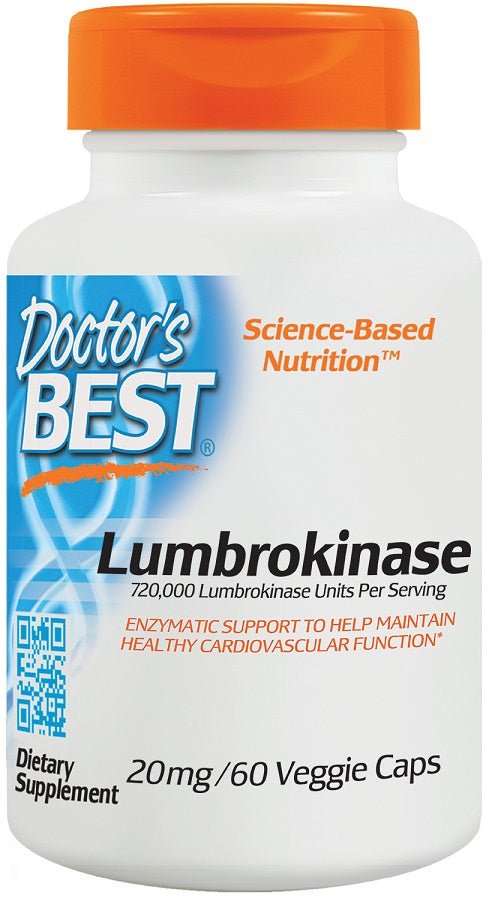 Lumbrokinase, 20mg - 60 vcaps - VitaeSupps
