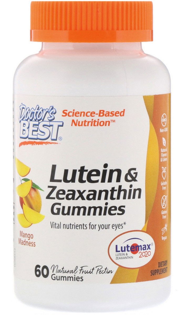 Lutein & Zeaxanthin, Mango Madness - 60 gummies - VitaeSupps