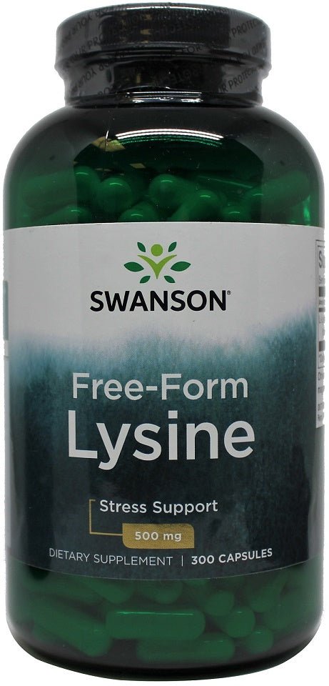 Lysine, 500mg Free - Form - 300 caps - VitaeSupps