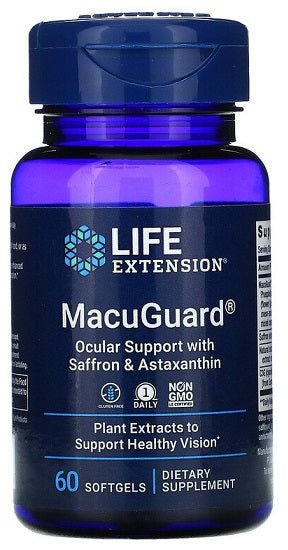 MacuGuard Ocular Support with Saffron & Astaxanthin - 60 softgels - VitaeSupps