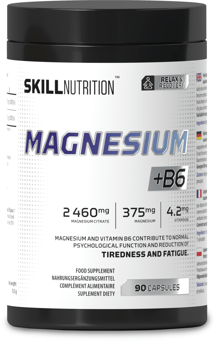 Magnesium + B6 - 90 caps - VitaeSupps