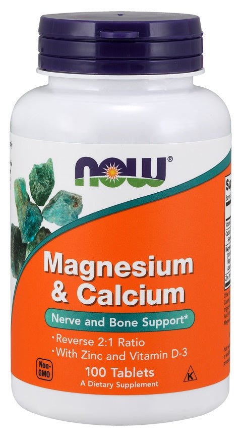 Magnesium & Calcium with Zinc and Vitamin D3 - 100 tablets - VitaeSupps