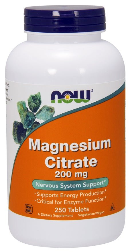 Magnesium Citrate, 200mg - 250 tablets - VitaeSupps
