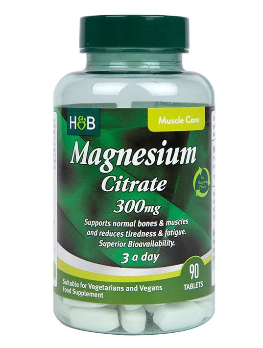 Magnesium Citrate, 300mg - 90 tablets - VitaeSupps