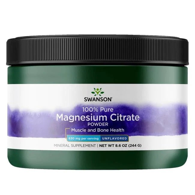 Magnesium Citrate, Powder 630mg - 244 grams - VitaeSupps