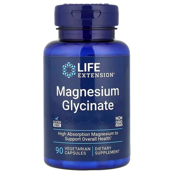 Magnesium Glycinate, 105mg - 90 vcaps - VitaeSupps
