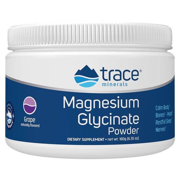 Magnesium Glycinate Powder, Grape - 180 grams - VitaeSupps