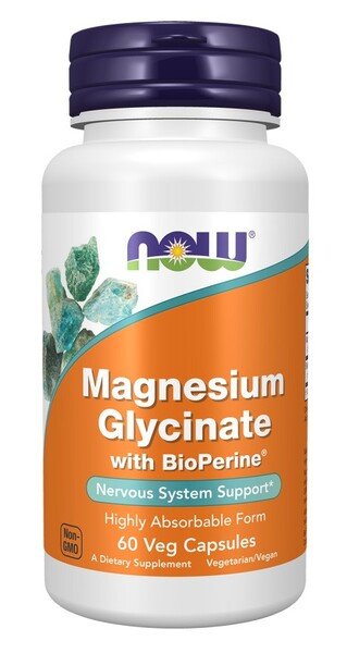Magnesium Glycinate with BioPerine - 60 vcaps - VitaeSupps
