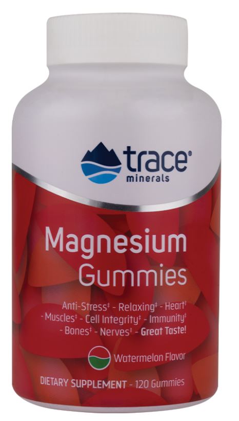 Magnesium Gummies, Watermelon - 120 gummies - VitaeSupps