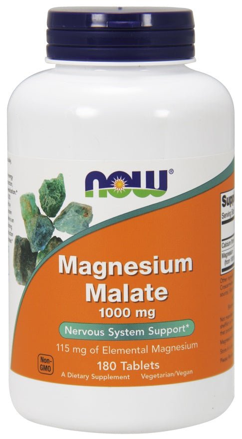 Magnesium Malate, 1000mg - 180 tablets - VitaeSupps
