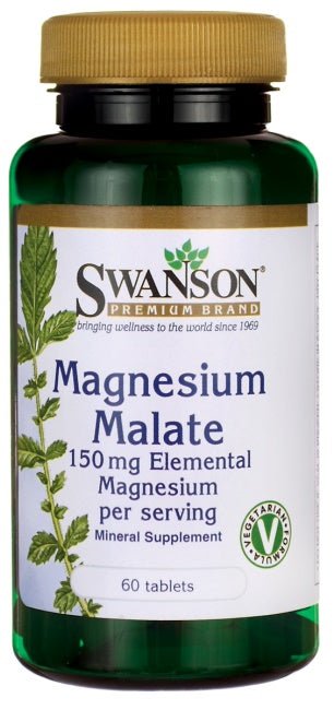 Magnesium Malate, 150mg Elemental Magnesium - 60 tablets - VitaeSupps