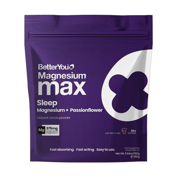 Magnesium Max Sleep, Natural Cocoa - 160 grams - VitaeSupps