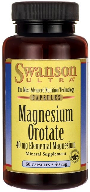 Magnesium Orotate, 40mg - 60 caps - VitaeSupps