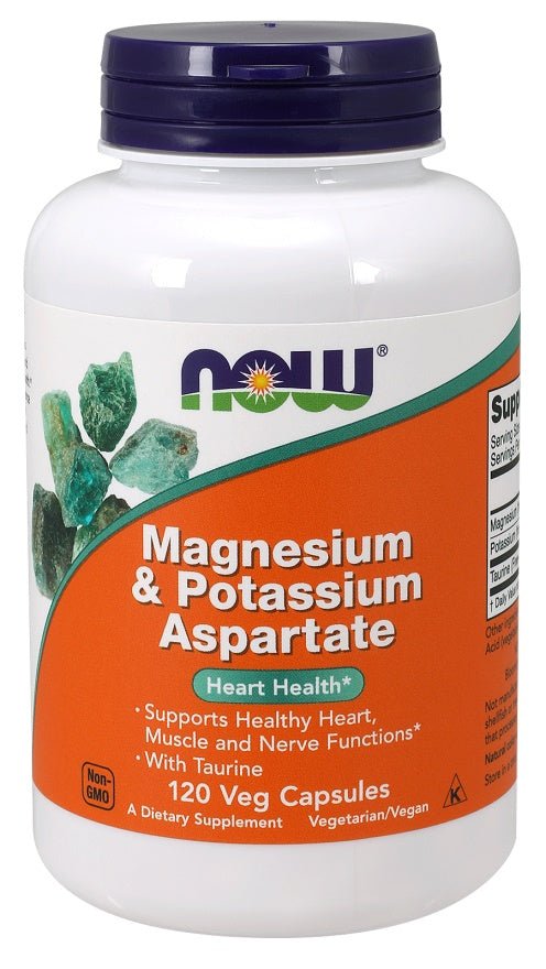 Magnesium & Potassium Aspartate with Taurine - 120 vcaps - VitaeSupps