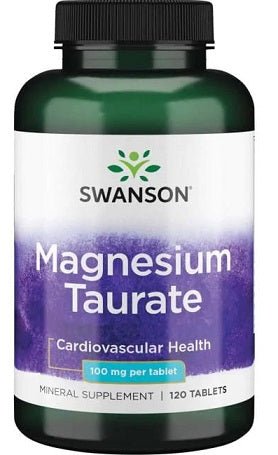 Magnesium Taurate, 100mg - 120 tablets - VitaeSupps