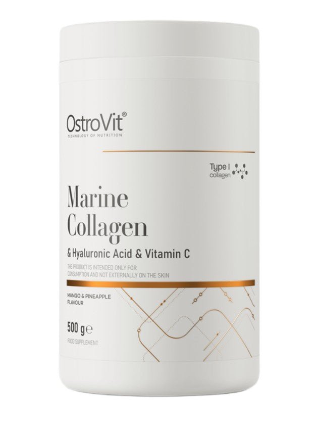 Marine Collagen & Hyaluronic Acid & Vitamin C, Mango & Pineapple - 500 grams - VitaeSupps