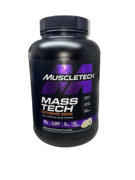 Mass - Tech Extreme 2000, Vanilla Milkshake - 2720 grams - VitaeSupps