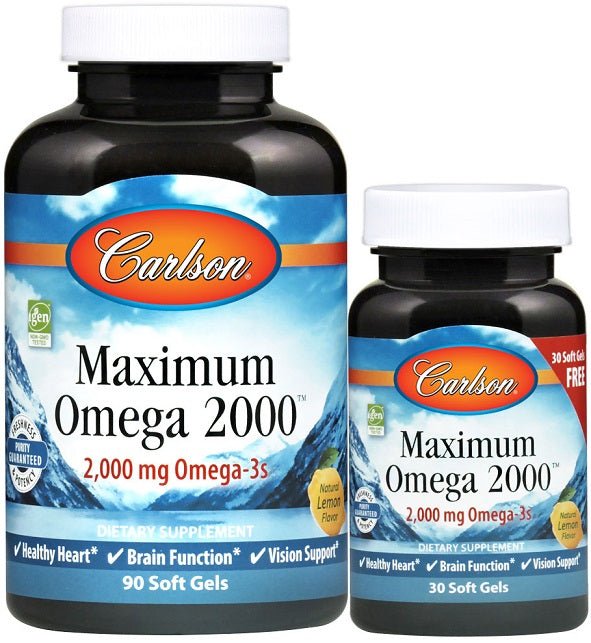 Maximum Omega 2000 - 90 + 30 softgels - VitaeSupps