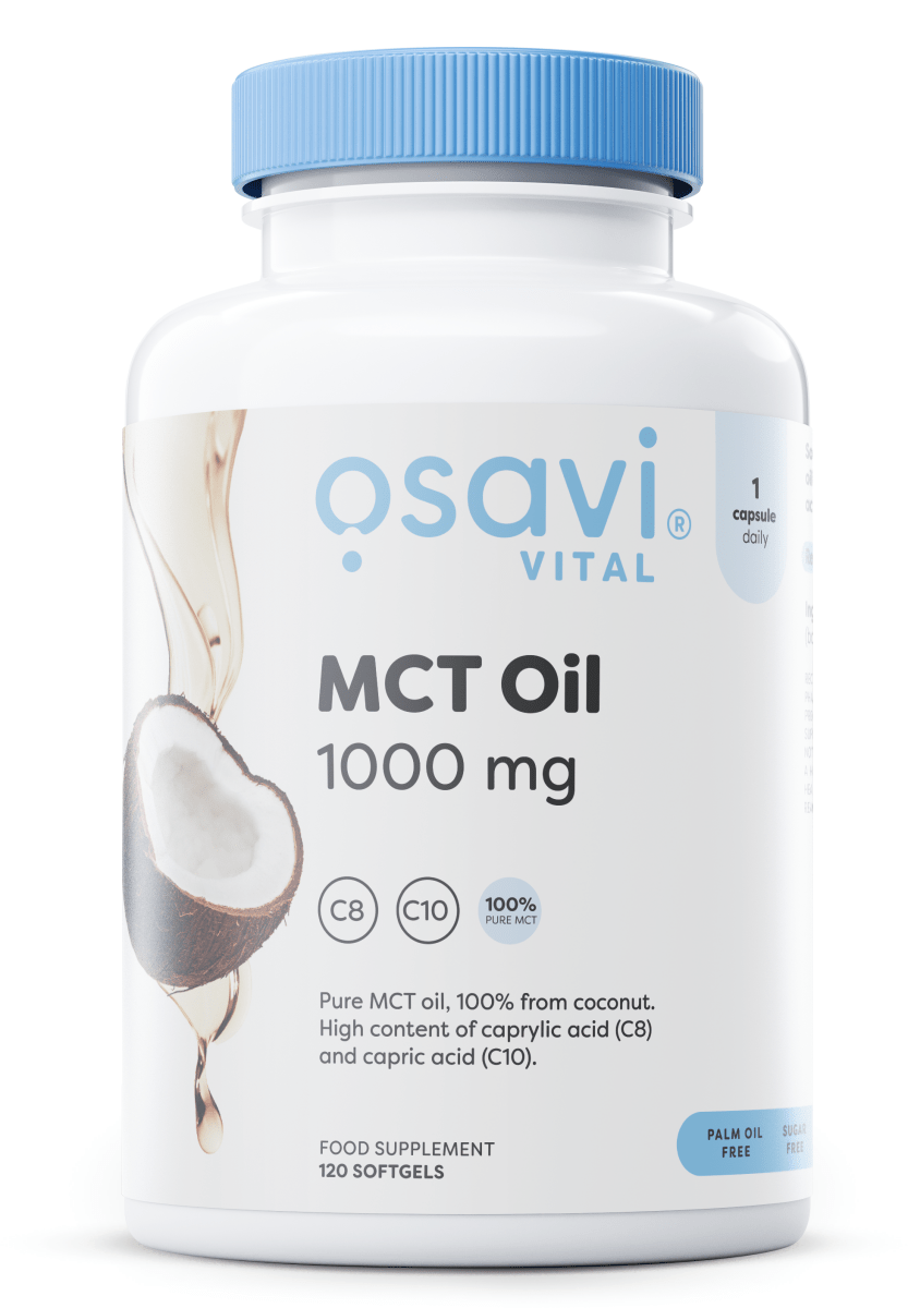MCT Oil, 1000mg - 120 softgels - VitaeSupps