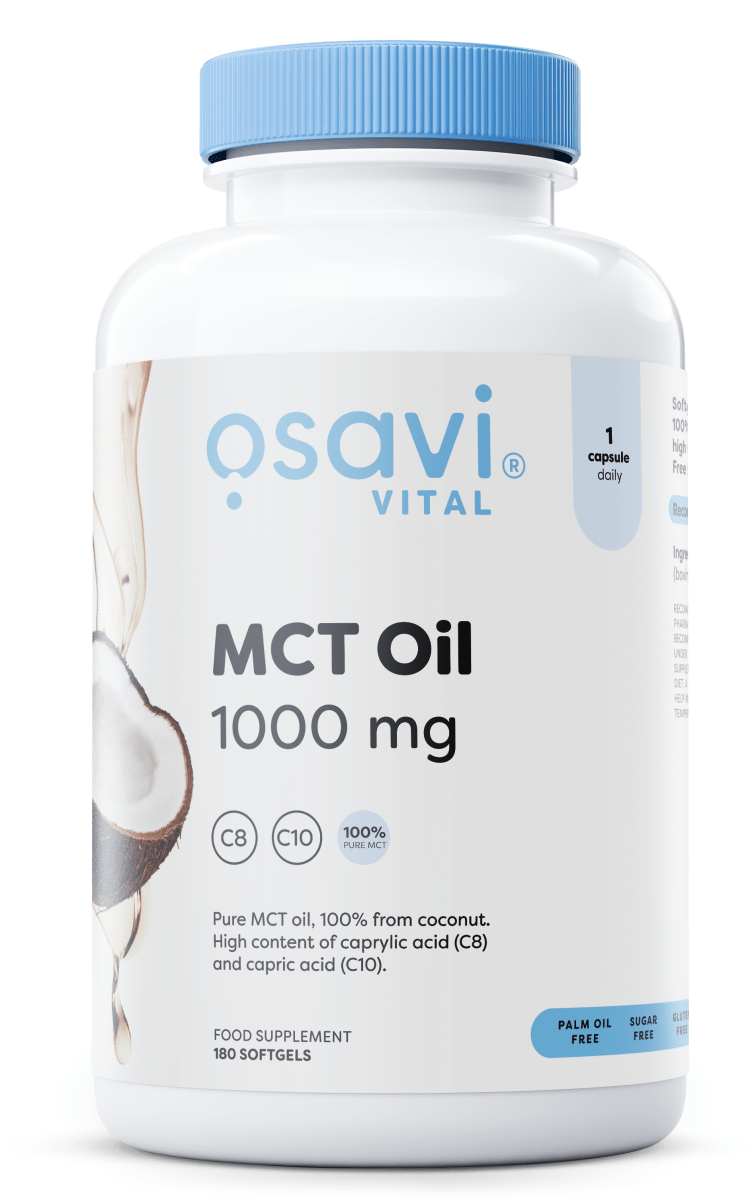 MCT Oil, 1000mg - 180 softgels - VitaeSupps