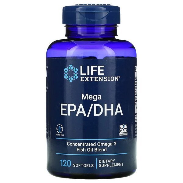 Mega EPA/DHA - 120 softgels - VitaeSupps