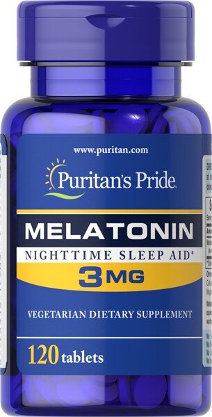 Melatonin, 3mg - 120 tablets - VitaeSupps