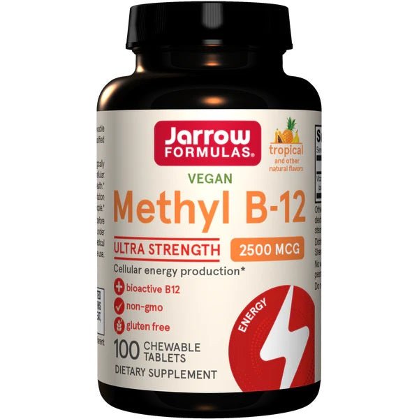 Methyl B - 12, 2500mcg (Tropical) - 100 chewable tabs - VitaeSupps