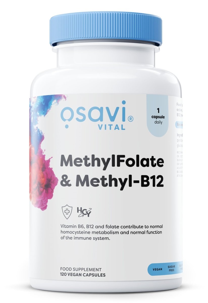 MethylFolate & Methyl - B12 - 120 vegan caps - VitaeSupps