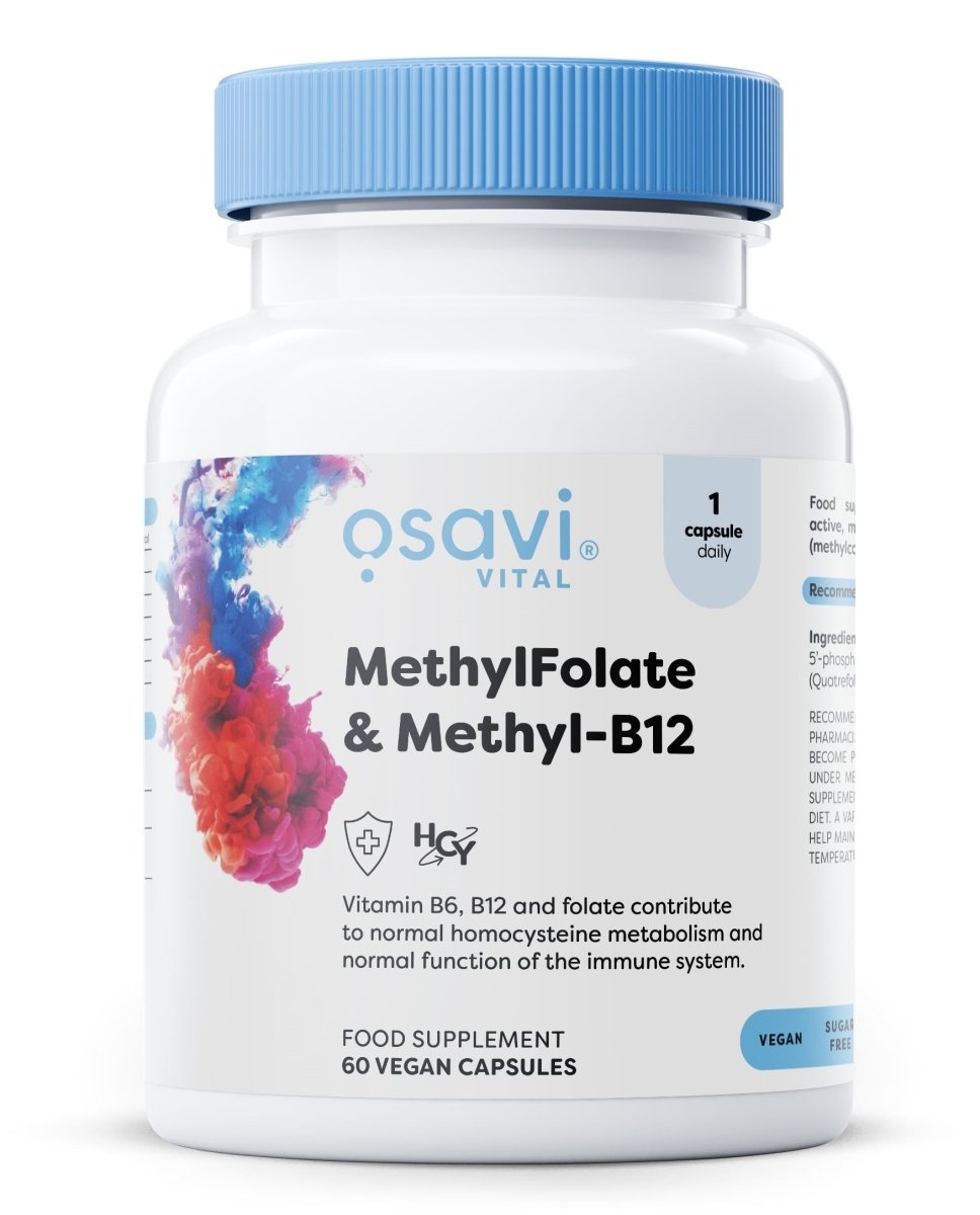 MethylFolate & Methyl - B12 - 60 vegan caps - VitaeSupps