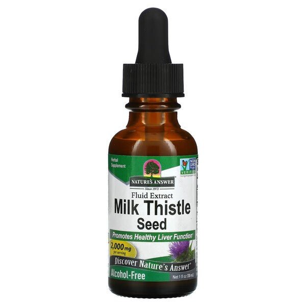Milk Thistle Seed Extract, 2000mg - 30 ml. - VitaeSupps
