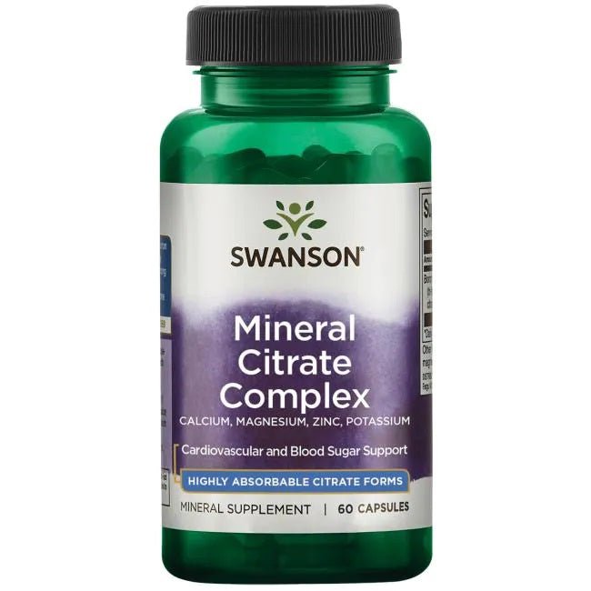 Mineral Citrate Complex - 60 caps - VitaeSupps