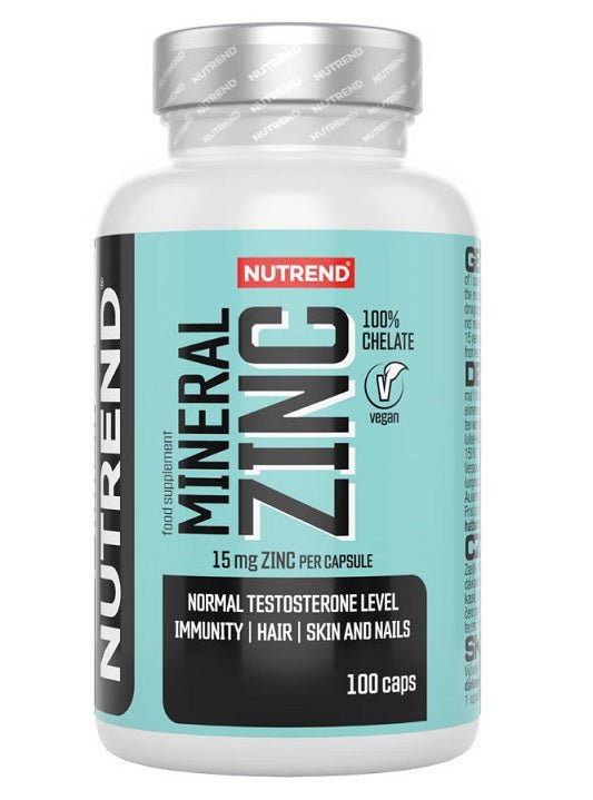 Mineral Zinc 100% Chelate - 100 vcaps - VitaeSupps